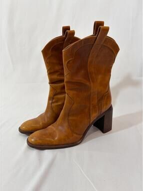 Made in Italy Joan David Leather Boots 7.5